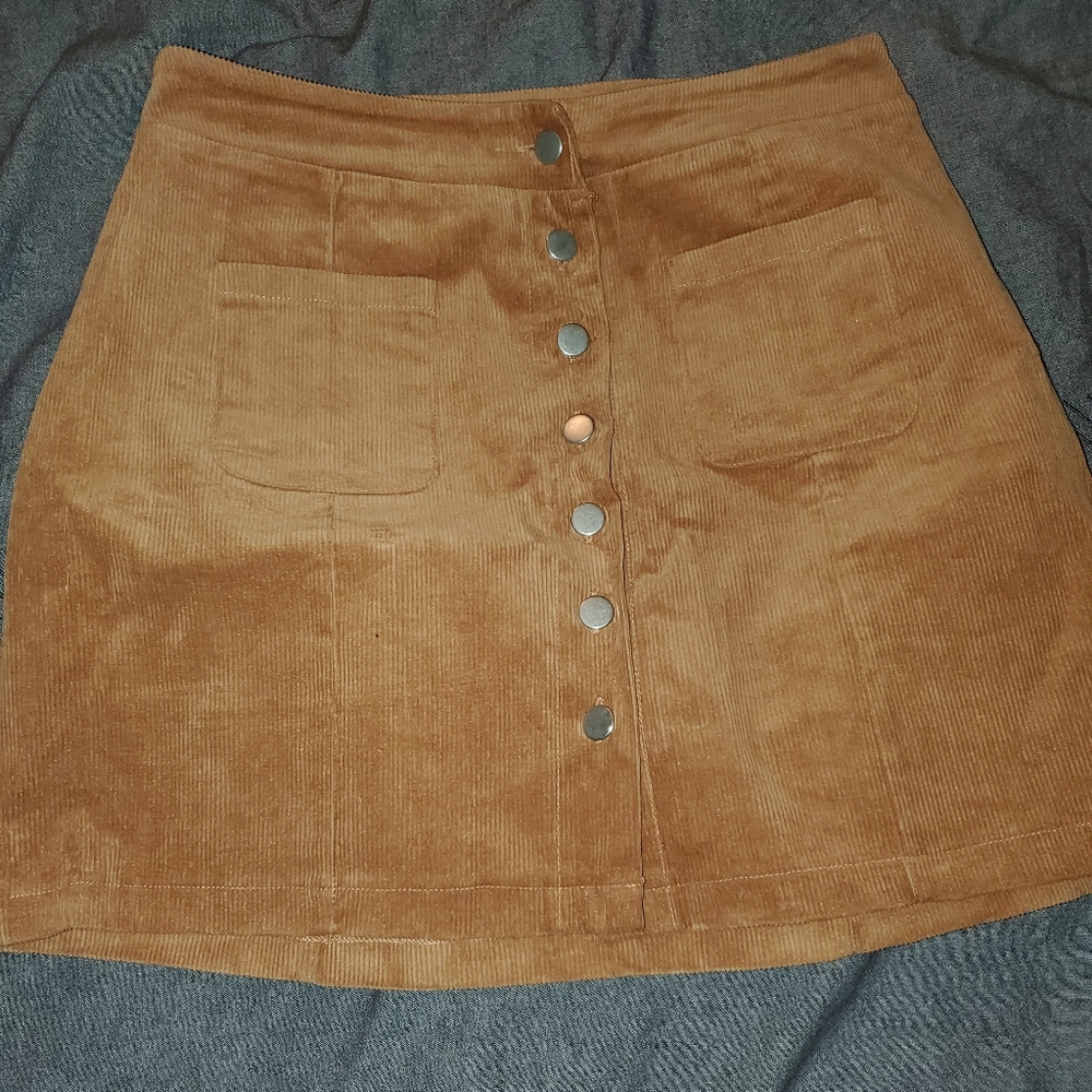 Corduroy skirt